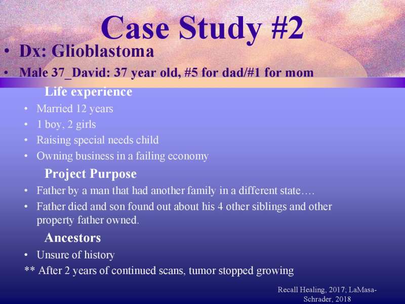 Emotional roots in Brain Cancers page 15